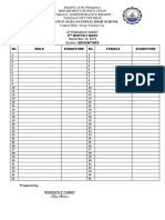 Attendance Sheet Students