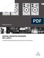 Manual Behringer MS40 Monitores Esp PDF