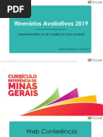itinerário avaliativos 2019