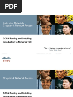 Instructor Materials Chapter 4: Network Access: CCNA Routing and Switching Introduction To Networks v6.0