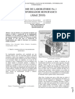 Laboratorio Transformadores