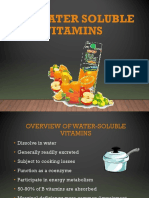The Essential Water-Soluble Vitamins: An Overview