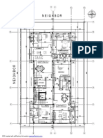 Floor plan layout for two apartments