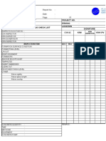 Field Insfection Report: Project No. Item No Concrete Prepouring Check List Location Signature