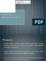 Pengantar Manajemen Industri