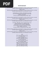 English Songs Lyrics Collection | PDF | Poetry