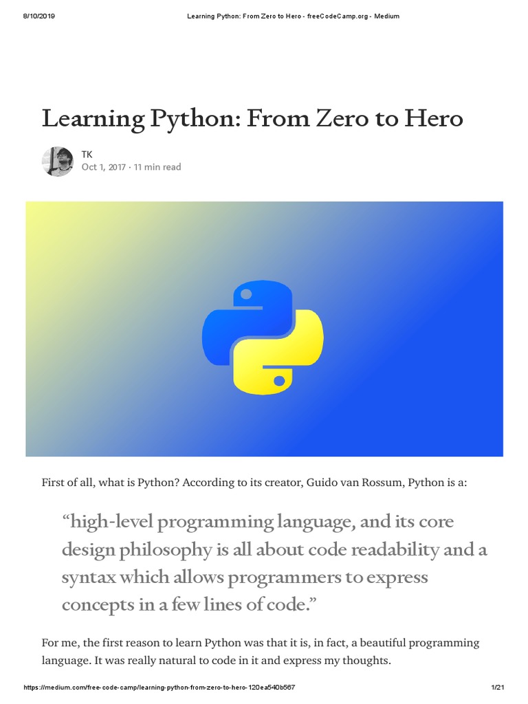 From Zero To Hero | PDF | Class (Computer Programming) | Object ...