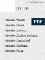 Design of Steel Structures Course Introduction