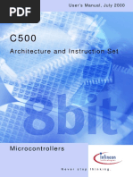 Architecture and Instruction Set: User's Manual, July 2000