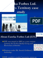Eureka Forbes Ltd. - A Sales Territory Case Study