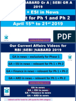 Attachment RBI-NABARD-SEBI 2019 GA ESI in News 15th to 21st April Pptx Lyst3772