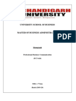 Monograph Professional Business Communication PCT 610