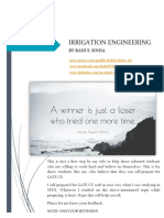 Irrigation Engineering - RAHUL SINHA PDF