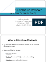 What Is A Literature Review?: (And How Do I Write One?!)