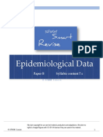 Epidemiological Data: Paper B Syllabic Content 7.x