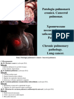 Patologia Pulmonară Cronică. Cancerul Pulmonar - 0