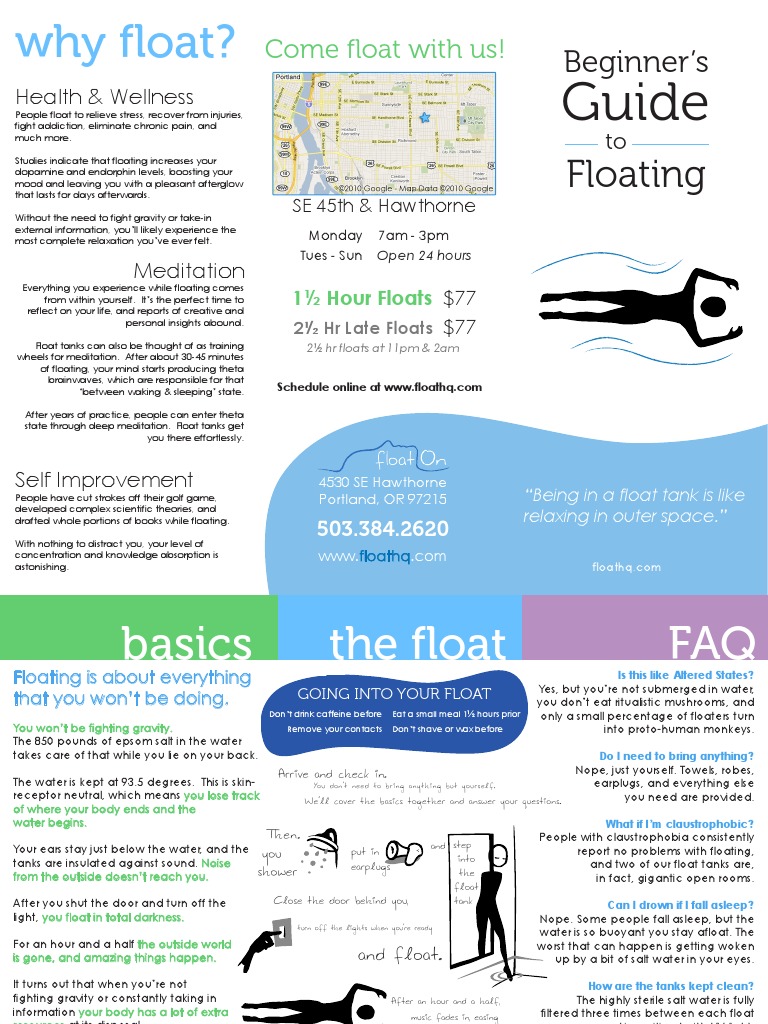 Benefits of Floating for Relaxation | PDF | Meditation | Psychological ...