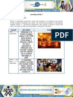 Learning activity 1: Describing celebrations around the world