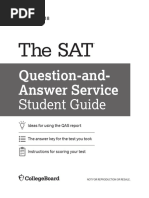 SAT - 2018 October SAT QAS Curve PDF