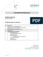 HEYER Scalis M - Standard Scope of Delivery 052014