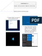 Manual de Instalacion Server 2016