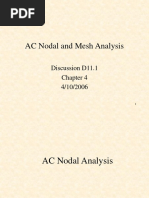 Ac Nodal and Mesh Analysis