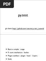 Pytest Pres