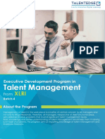 Talent Management: Executive Development Program in