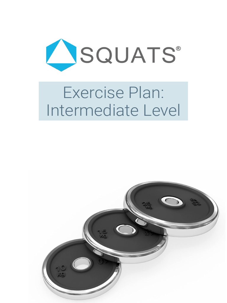 Exercise Plan: Intermediate Level | PDF | Weight Training | Human Anatomy