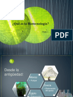 La Biotecnología Hasta Hoy (Parte 1) PDF