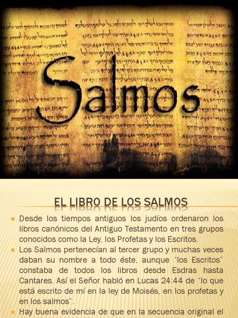 Libro De Los Salmos Del 1 Al 150 Catolicos