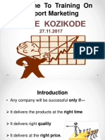 Export Marketing-MSME, Kozikode