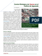 Control Biologico de Acaros en El Cultivo de Aguacate PDF