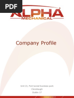 Alpha Mechanical Services Company Profile PDF