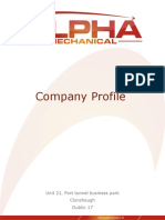 Alpha Mechanical Services Company Profile PDF