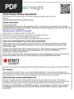 China Finance Review International: Article Information