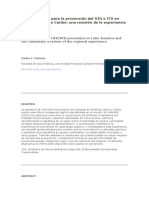 Intervenciones para La Prevención Del VIH e ITS en América Latina y Caribe