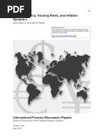 Monetary Policy, Housing Rents, and Inflation Dynamics: International Finance Discussion Papers