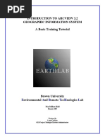 Introduction To Arcview 3.2 Geographic Information System