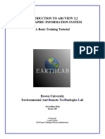 Introduction To Arcview 3.2 Geographic Information System