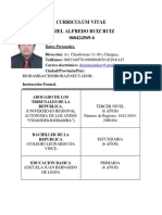 Curriculum Vitae Daniel Ruiz