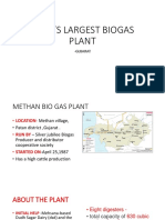 India'S Largest Biogas Plant: - Gujarat