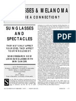 Sunglasses & Skin Cancer PDF
