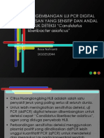 Pengembangan Uji PCR Digital Tetesan Yang Sensitif Dan Andal UNTUK DETEKSI "Candidatus