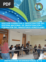 Instrucción Viceministerial Número 6