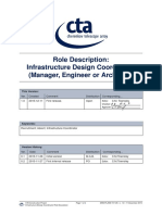 Infrastructure Coordinator Description