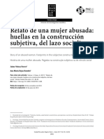 Relato de Una Mujer Abusada Huellas en La Construc