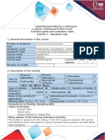 Activity Guide and Evaluation Rubric - Unit 2 Activity 4 Speaking Task - Activity Delivery