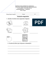 Prueba Diagnóstica Lengua