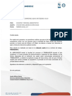 Comunicado 010